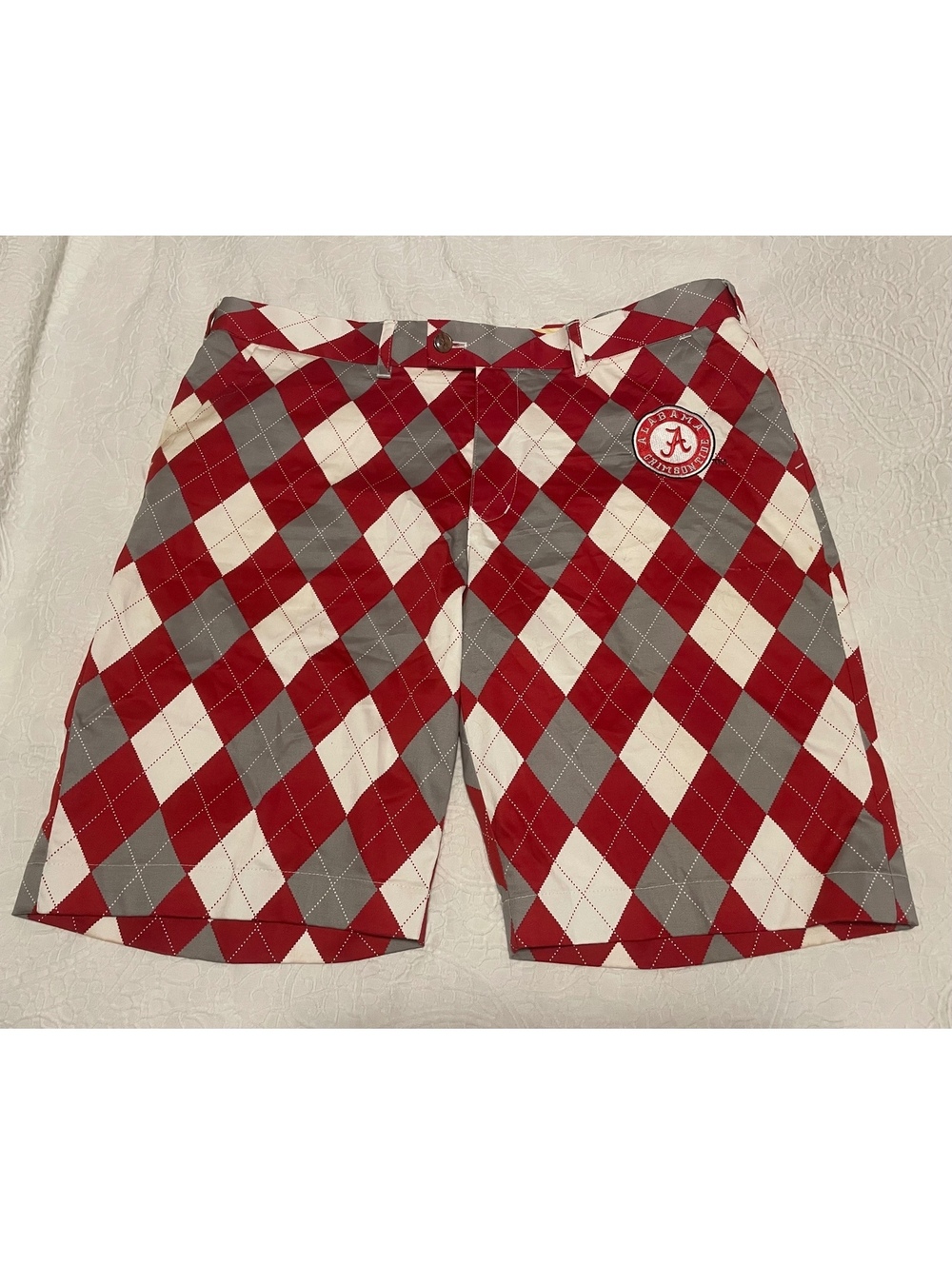 Loudmouth Alabama Crimson Tide Argyle Golf Shorts